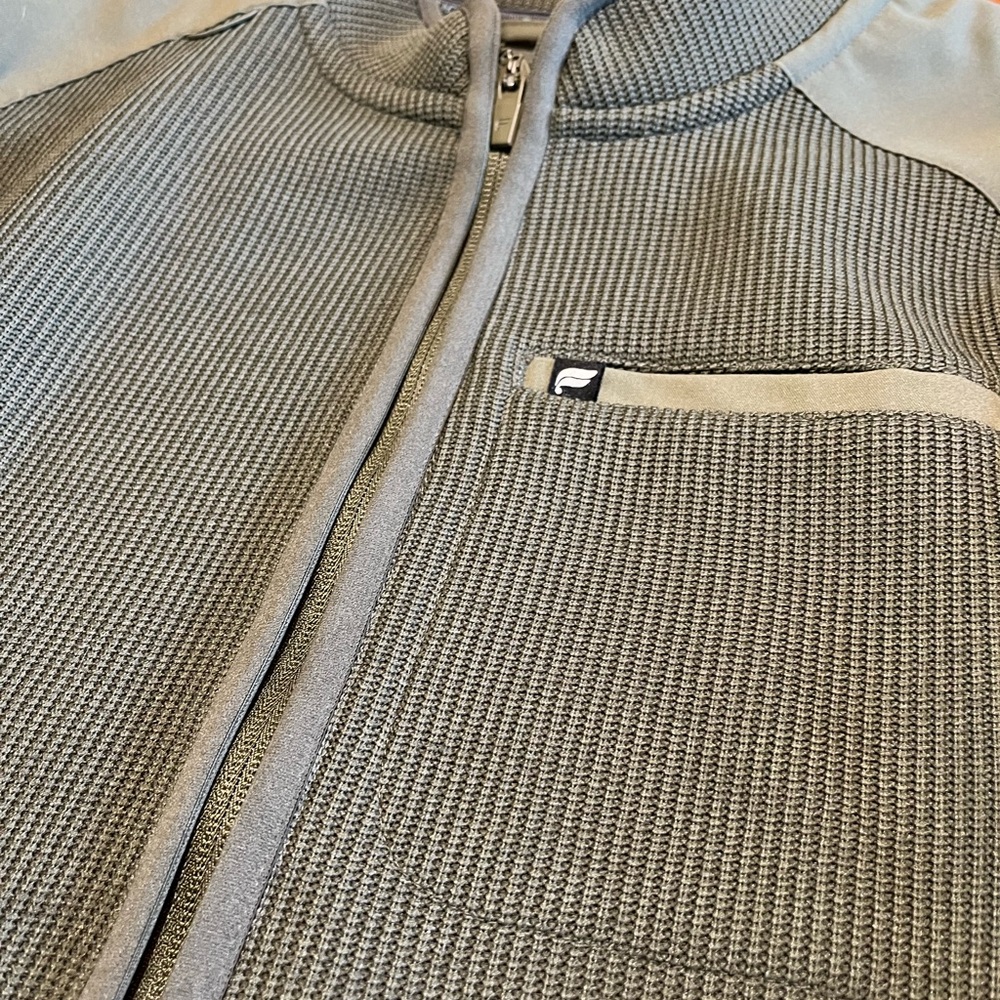 Fabletics scrub jacket green 1X - Picture 3 of 5